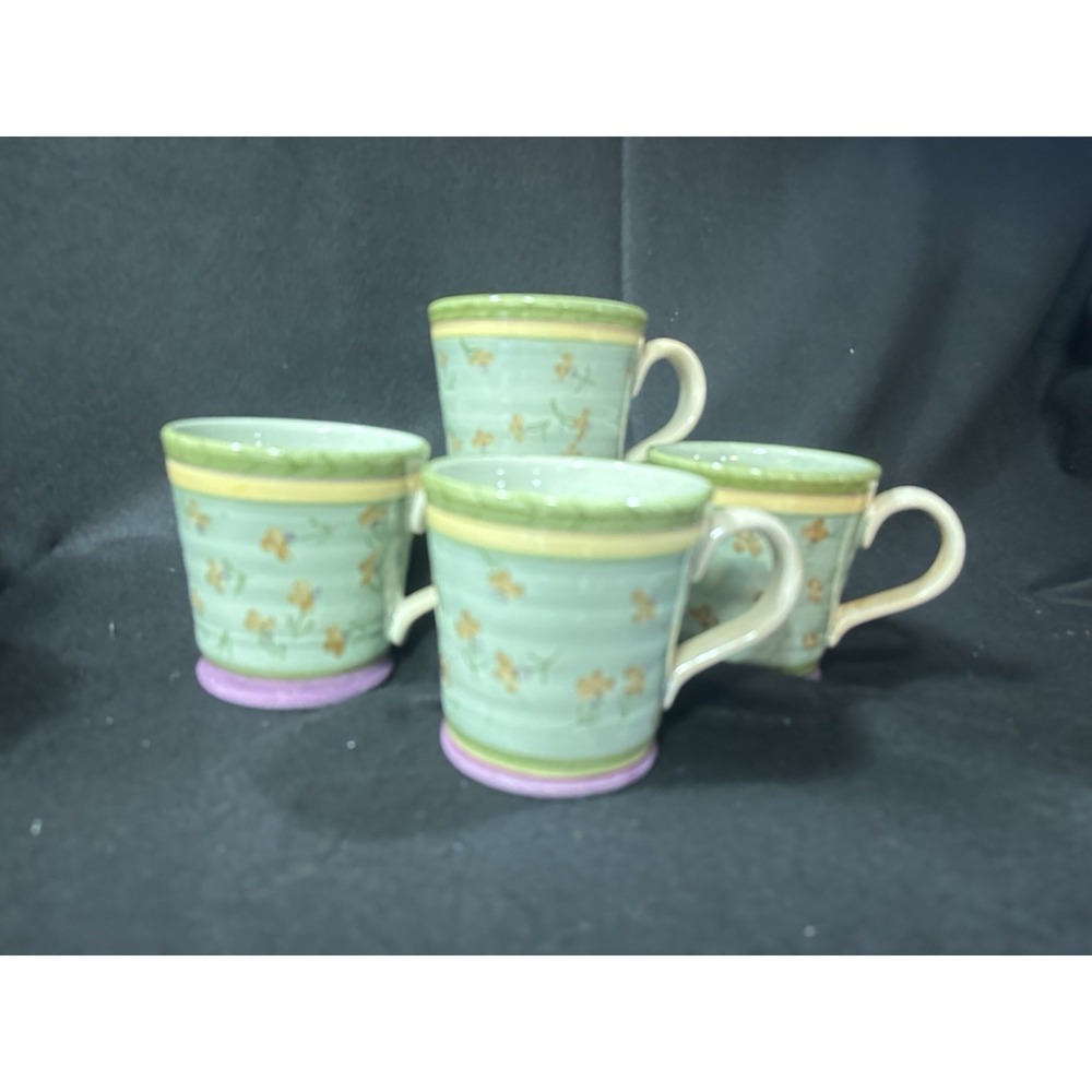 Peasant Poetry by Home Trends 16 oz Coffee Mug - Set of 4